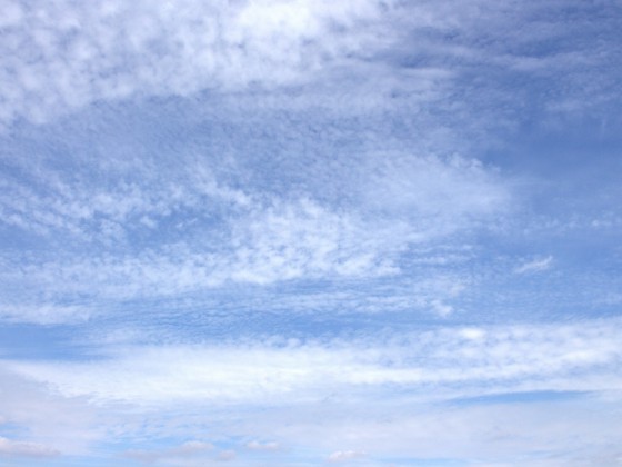 Schönwetterwolken von Hitzacker