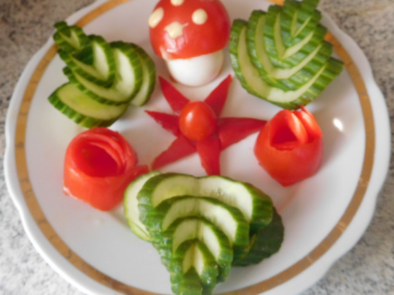 Gemüse-Deko